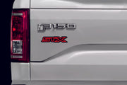 Ford F150 Emblem & Badge Set - Grille and Tailgate STX logo Ford emblems decoinfabric BLACK