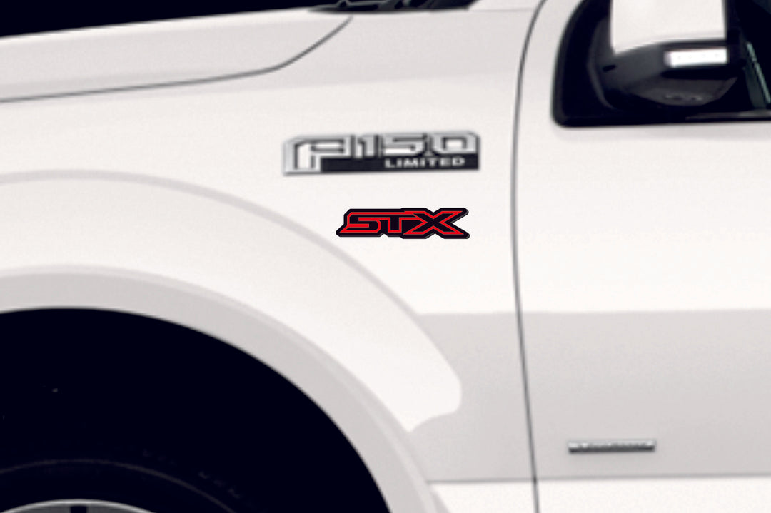 Ford F150 Emblem & Badges set with STX logo Ford emblems decoinfabric