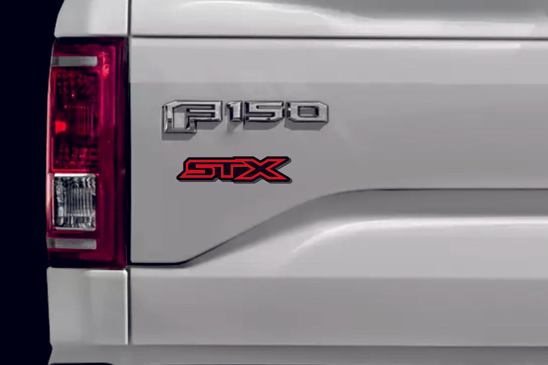 Ford F150 Emblem & Badges set with STX logo Ford emblems decoinfabric