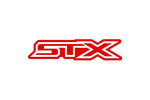 Bild in die Galerieansicht laden, Ford F150 Radiator grille emblem with STX logo — Red, White