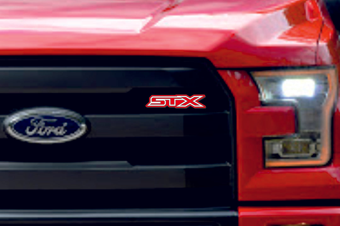 Ford F150 Emblem & Badge Set - Grille and Tailgate STX logo Ford emblems decoinfabric