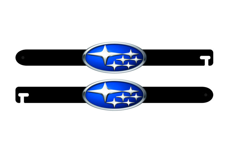 Custom Car Show Door Props Subaru Logo Stainless Steel