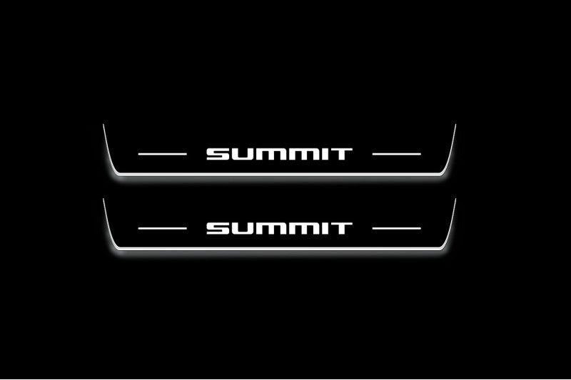Jeep Grand Cherokee V 2021+ Door Sill Led Plate With Summit Logo