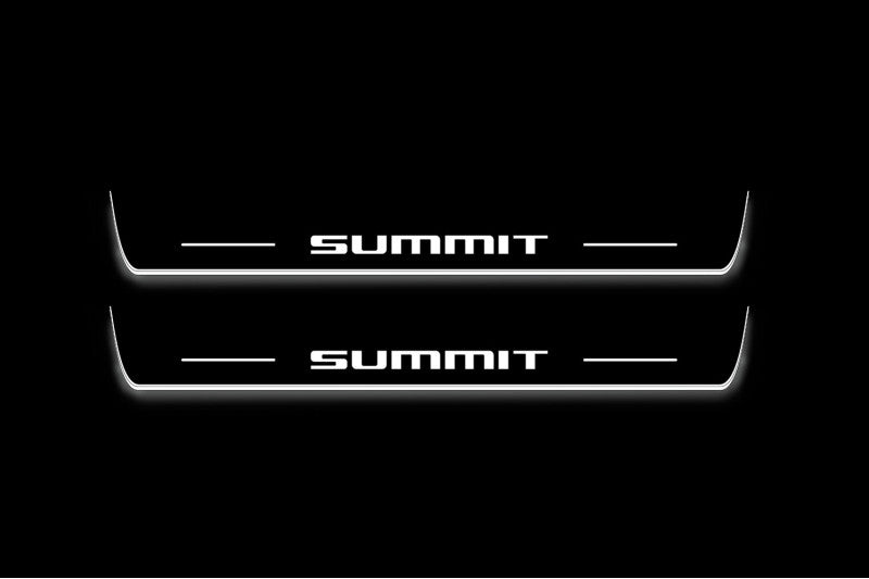 Jeep Grand Cherokee IV 2010-2021 Auto Door Sill Plates With Logo SUMMIT