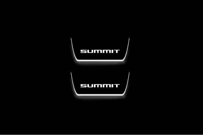 Jeep Grand Cherokee V 2021+ Door Sill Led Plate With Summit Logo