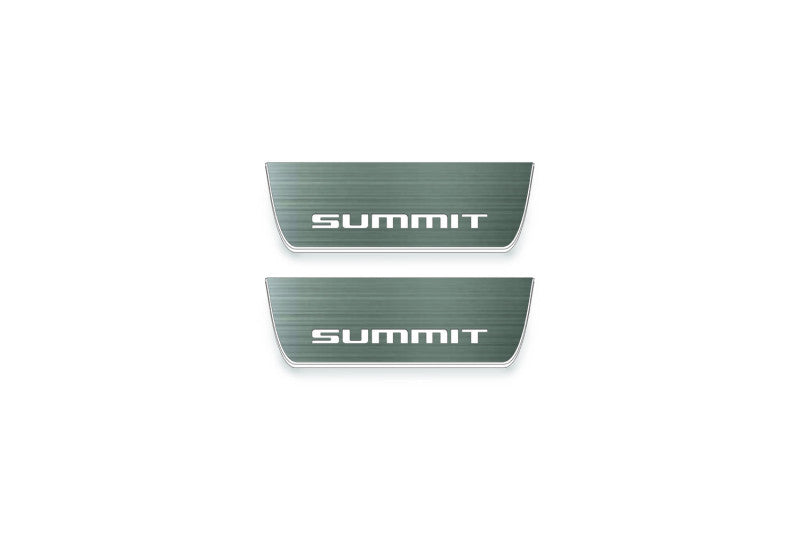 Jeep Grand Cherokee IV 2010-2021 Auto Door Sill Plates With Logo SUMMIT
