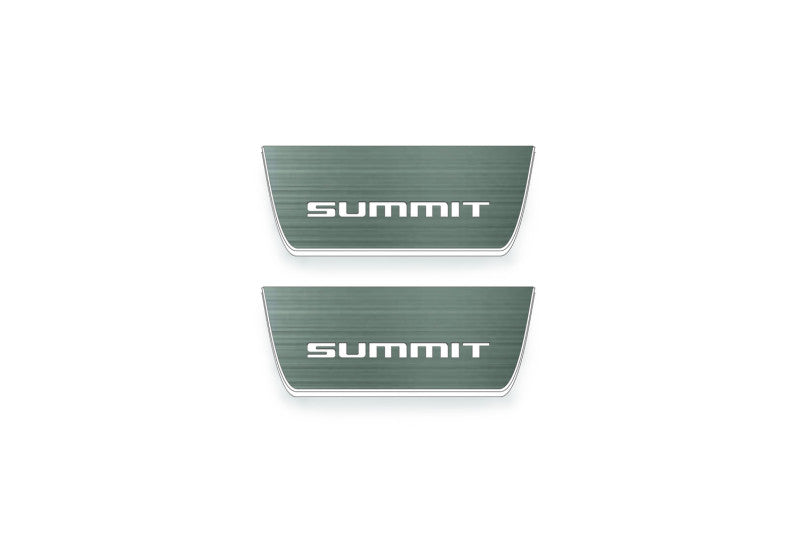 Jeep Grand Cherokee V 2021+ Door Sill Led Plate With Summit Logo