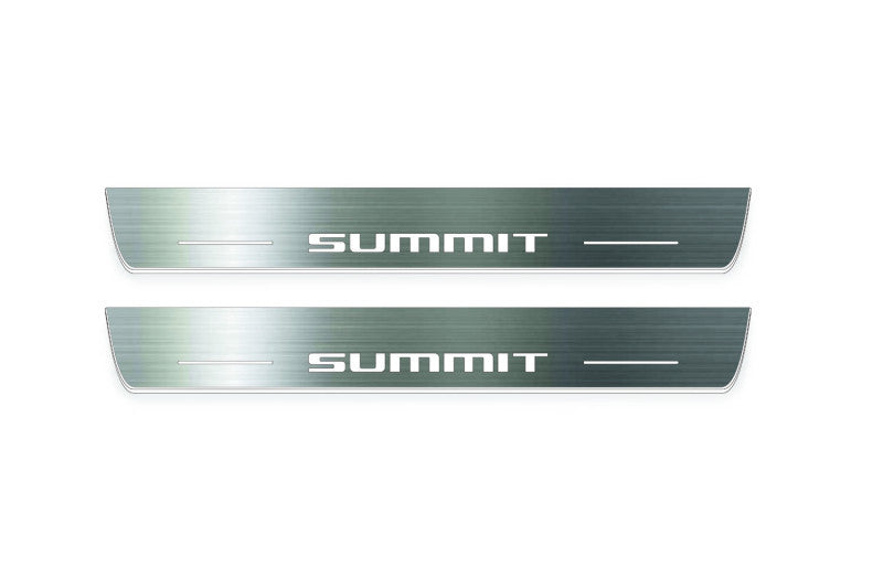 Jeep Grand Cherokee IV 2010-2021 Auto Door Sill Plates With Logo SUMMIT
