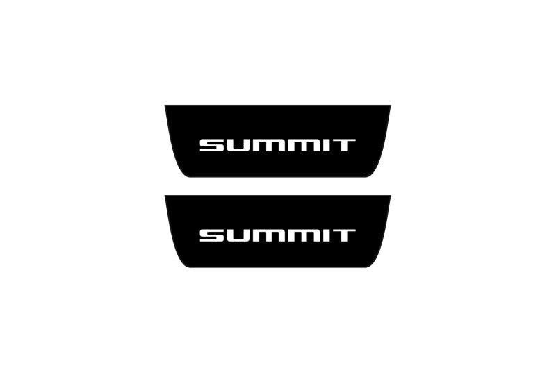 Jeep Grand Cherokee IV 2010-2021 Car Door Sill With Logo Summit (Premium Painting)