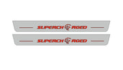 Chrysler 300C II 2011+ Door Sill Led Plate With Supercharged Logo Chrysler Led Door Sills opdesign