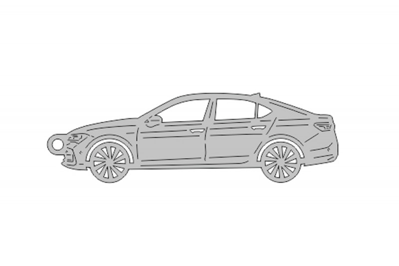 Car Keychain for Skoda SuperB IV 2023+ (type STEEL) Keychains opdesign