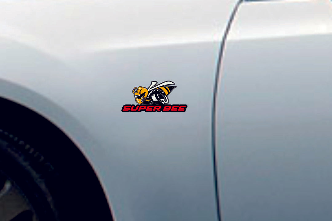 Dodge Emblem & Badges set with Super Bee logo (Type 2) Dodge emblems decoinfabric