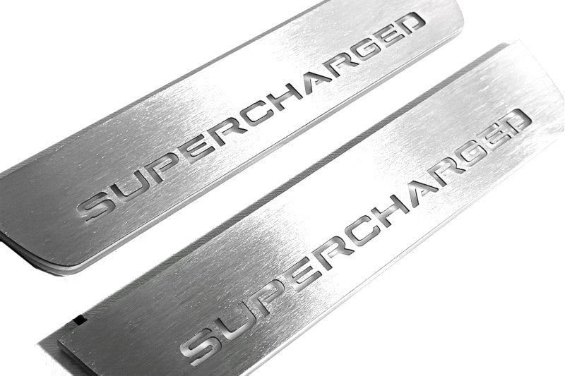 Range Rover III 2002-2012 LED Door Sills PRO With Supercharged Logo