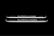 Range Rover III 2002-2012 LED Door Sills With Supercharged Logo Range Rover Led Door Sills opdesign
