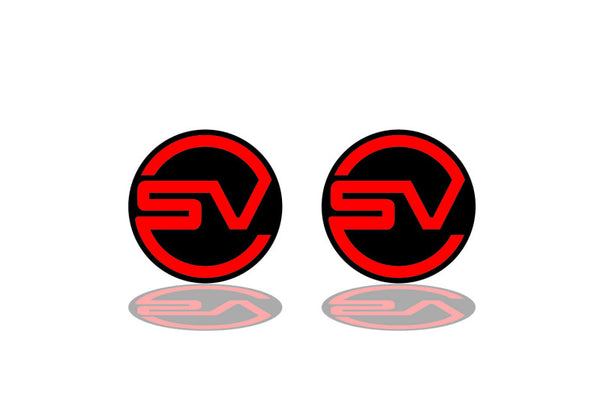 Range Rover emblem for fenders with SV logo