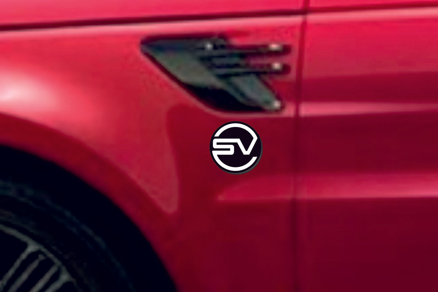 Range Rover Emblem & Badges set with SV logo