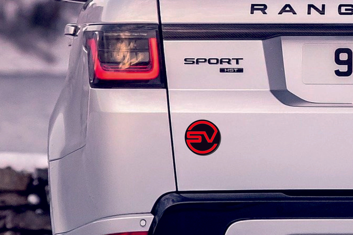 Range Rover Emblem & Badges set with SV logo