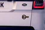 Load image into Gallery viewer, Range Rover tailgate trunk rear 3D emblem with SVR logo (type MIXT) — photo 2