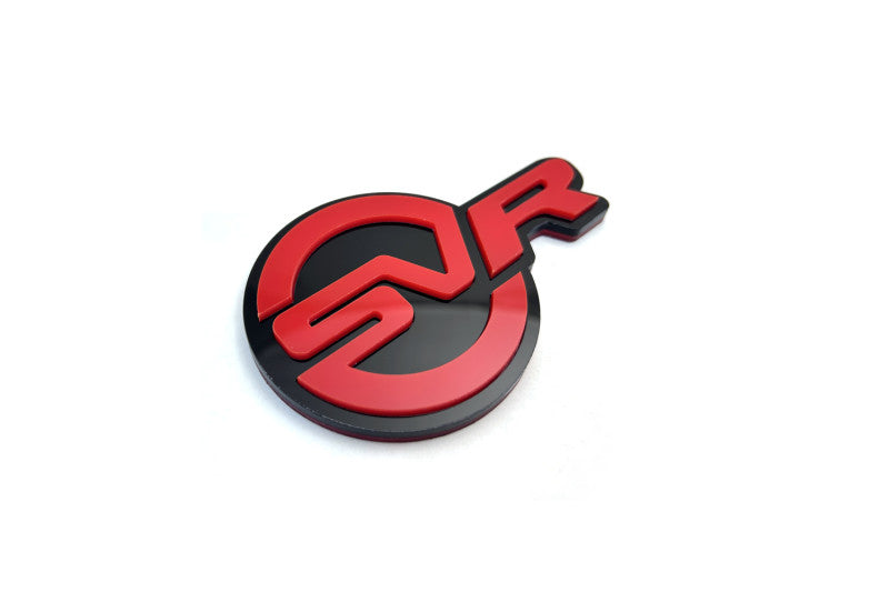 Range Rover Radiator grille emblem with SVR logo Range Rover emblems decoinfabric