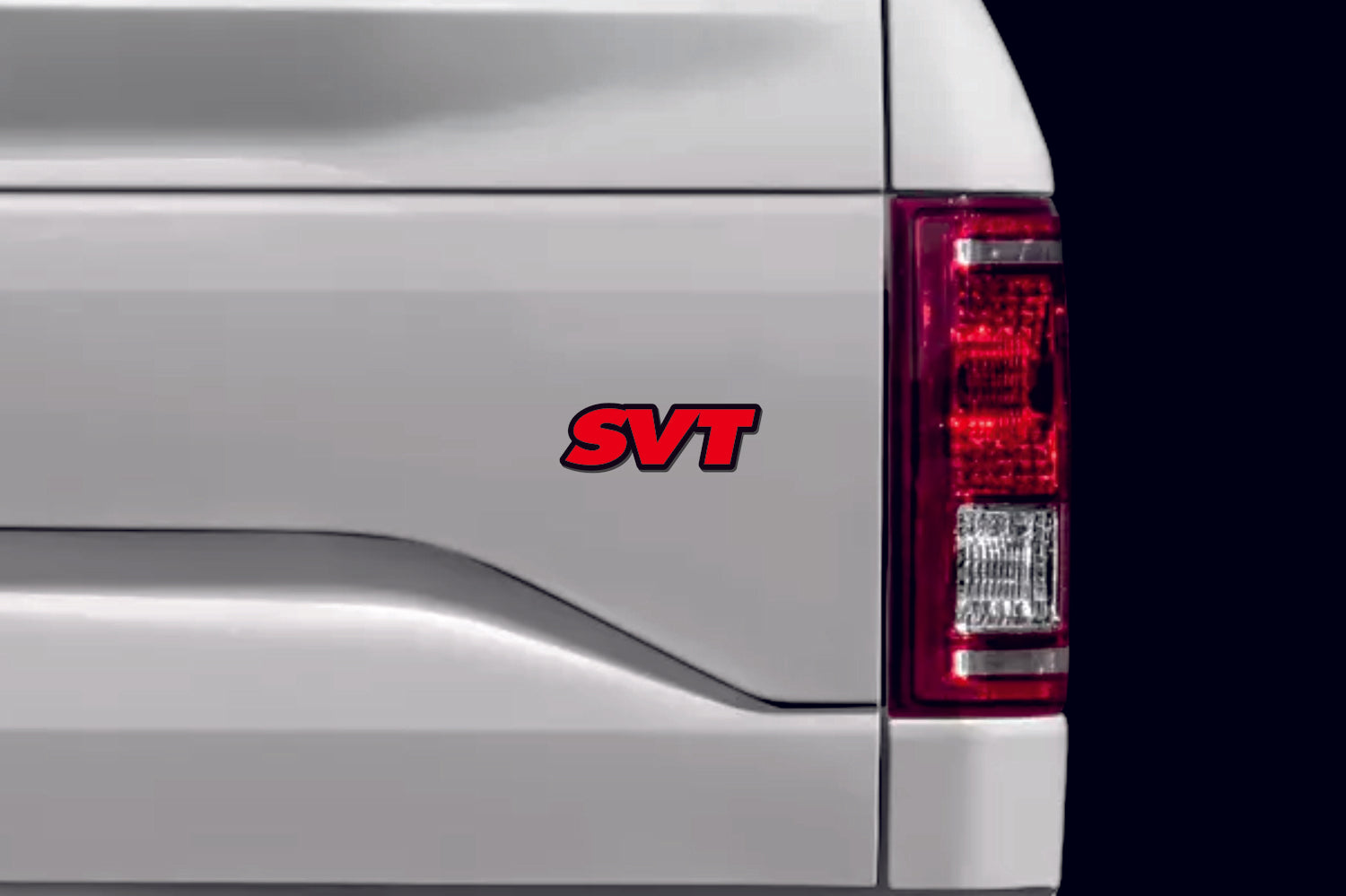 Ford tailgate trunk rear emblem with SVT logo