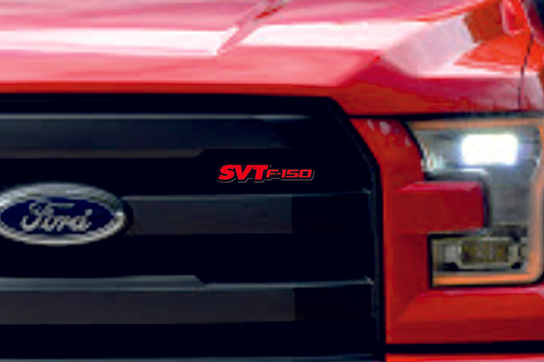 Ford Radiator grille emblem with SVT F-150 logo