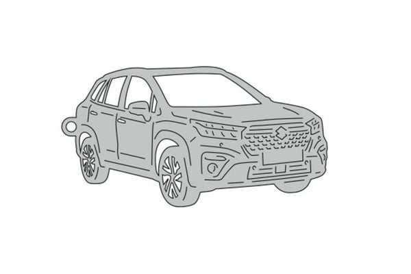 Car Keychain for Suzuki SX4 III 2021+(type 3D) - decoinfabric