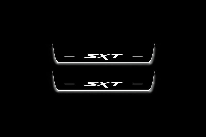 Dodge Durango III 2011+ LED Car Door Sill With Logo SXT