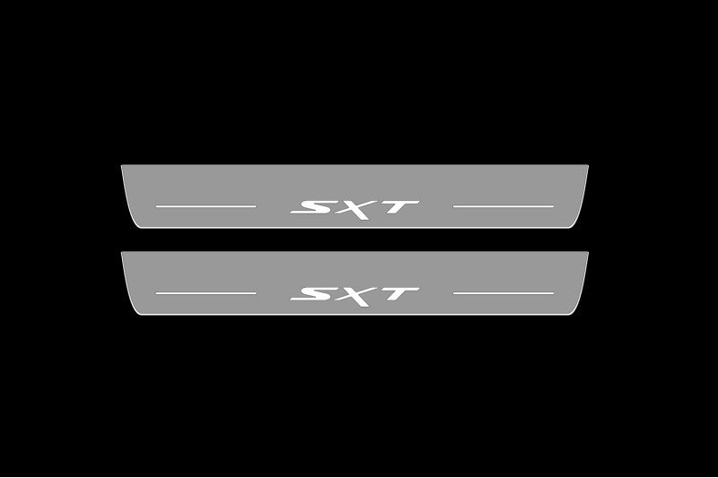 Dodge Durango III 2011+ LED Car Door Sill With Logo SXT Dodge Led Door Sills opdesign
