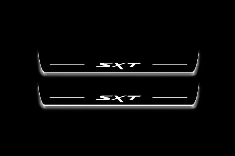 Dodge Durango III 2011+ LED Car Door Sill With Logo SXT