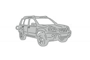 Car Keychain for Nissan X-Trail T30 2000-2007 (type 3D) Keychains opdesign