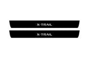 Nissan X-Trail T32 2014-2021 Led Door Sill Pro With Logo X-Trail (Premium Painting) Nissan Led Door Sills PRO opdesign