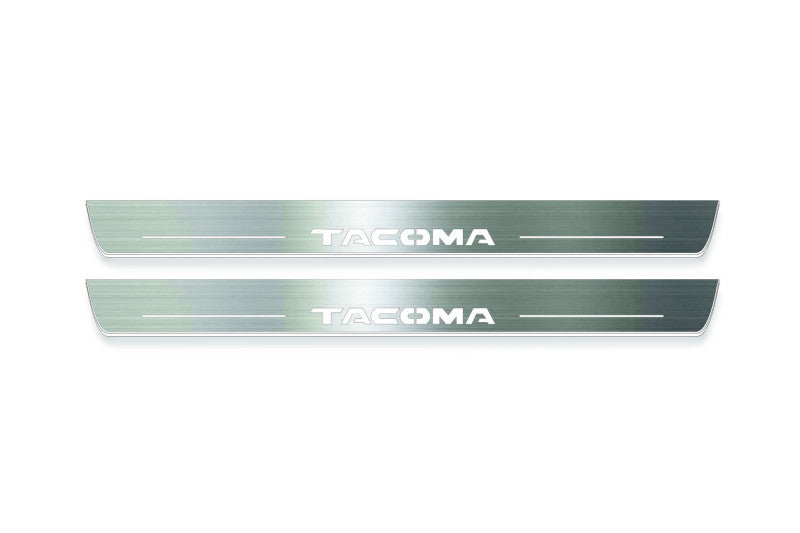 Toyota Tacoma II 2005-2016 Door Sill Protectors With Logo Tacoma