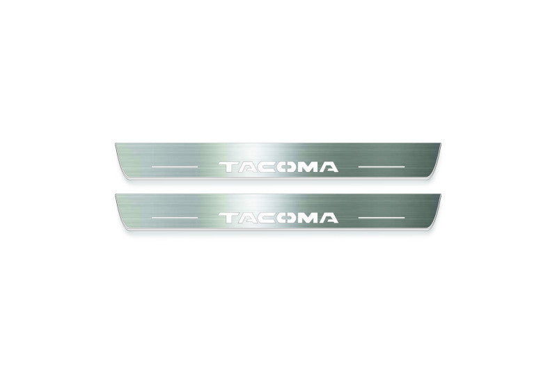 Toyota Tacoma II 2005-2016 Door Sill Protectors With Logo Tacoma