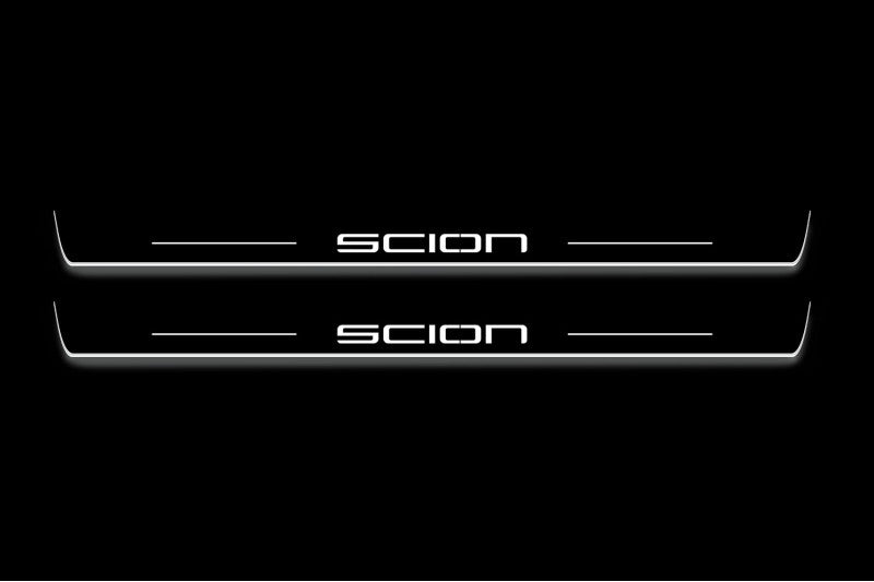 Scion tC I 2004-2010 LED Door Sills PRO With Logo Scion