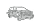 Car Keychain for KIA Telluride 2019+ (type 3D) Keychains opdesign