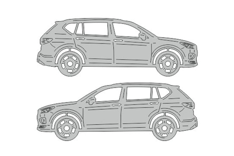 Seat Tarraco (2019+) Floor Mat Emblem Set – Stainless Steel Badges Car Mats Badges Decoin