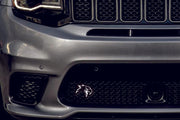 Jeep Illuminated LED Radiator Grille Emblems and Badges with Trackhawk (type 2) logo Jeep Led Emblems decoinfabric
