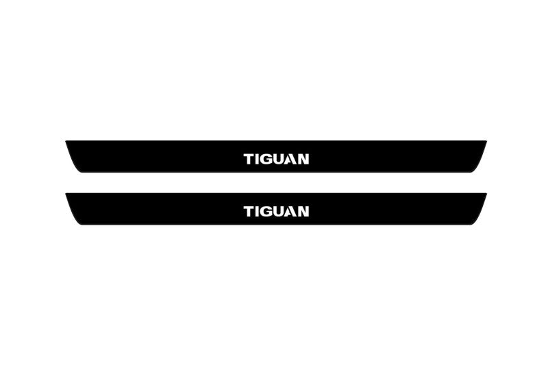 Volkswagen Tiguan II 2016-2024 Led Door Sill Pro With Logo Tiguan (Premium Painting) Volkswagen Led Door Sills PRO opdesign