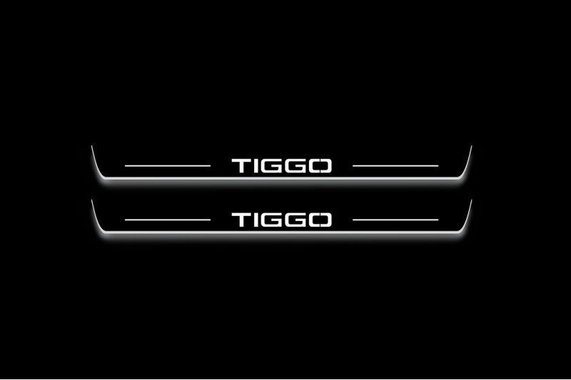 Chery Tiggo 4 2018+ Led Door Sills With Logo Tiggo