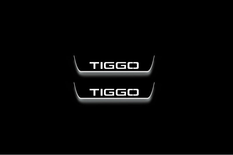 Chery Tiggo 4 2018+ Led Door Sills With Logo Tiggo