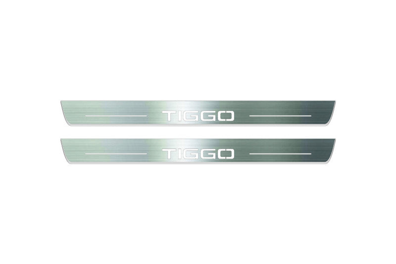 Chery Tiggo 4 2018+ Led Door Sills With Logo Tiggo