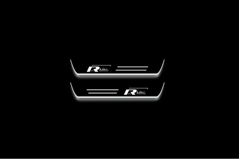 Volkswagen Tiguan II 2016+ Door Sill Lights With Logo R-Line