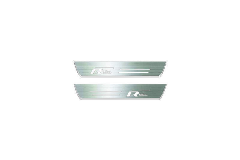 Volkswagen Tiguan II 2016+ Door Sill Lights With Logo R-Line