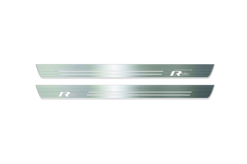 Volkswagen Tiguan II 2016+ Door Sill Lights With Logo R-Line