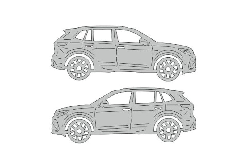 Volkswagen Tiguan III (2024+) Floor Mat Emblem Set – Stainless Steel Badges Car Mats Badges Decoin