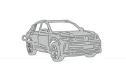 Car Keychain for Volkswagen Tiguan III 2024+ (type 3D) Keychains opdesign