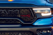 Dodge Illuminated LED Radiator Grille Emblems and Badges with TRX + Tirex logo Dodge Led emblems decoinfabric