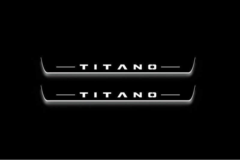 Fiat Titano 2025+ Car Door Sill With Logo Titano Fiat Led Door Sills opdesign