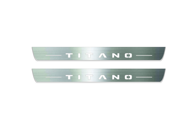Fiat Titano 2025+ Car Door Sill With Logo Titano Fiat Led Door Sills opdesign