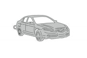 Car Keychain for Acura TL III 2004-2008 (type 3D) Keychains opdesign